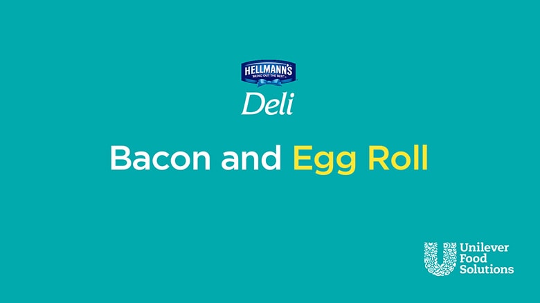 Bacon and egg roll