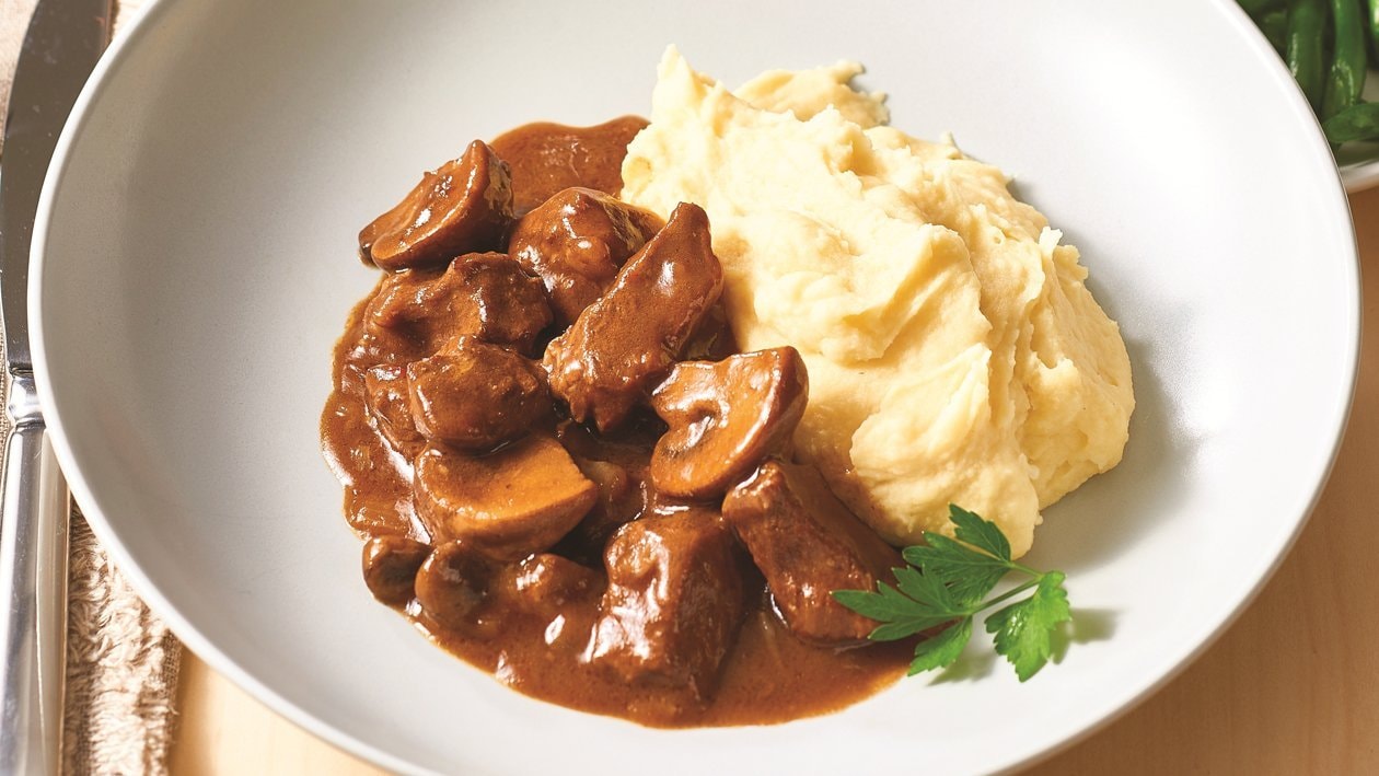 Diced Steak and Mushroom Goulash – Recipe