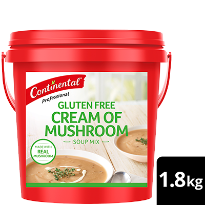 CONTINENTAL Professional Cream of Mushroom Soup Mix Gluten Free 1.8kg - 